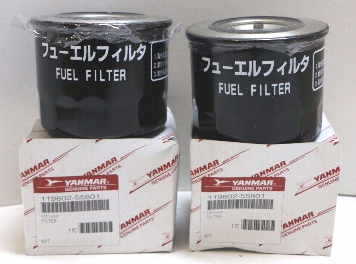 GENUINE YANMAR Marine Fuel Filter 119802-55801 / 119802-55810 - JH