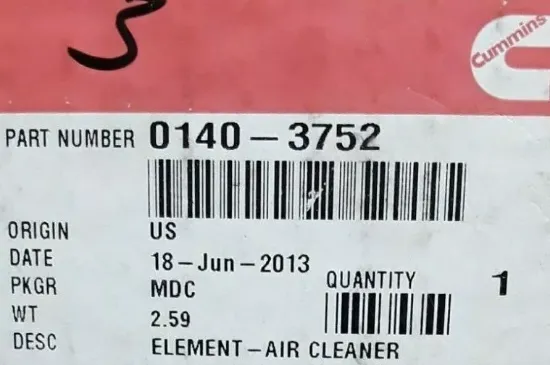 Picture of ELEMENT-AIR CLEANER