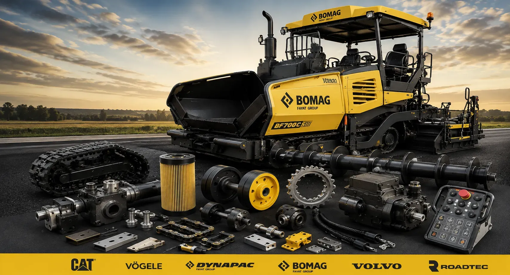 Asphalt Paver Parts